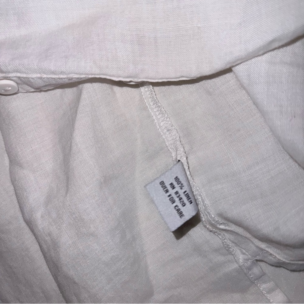 White Button-Up Shirt - Picture 6 of 7
